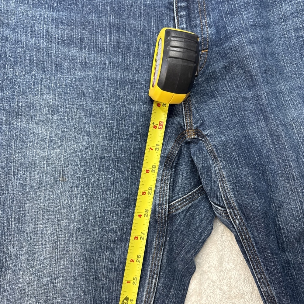 Duluth Trading Co Flex Ballroom Jeans Mens 36x32 Relaxed Fit Denim Blue Pants - Picture 7 of 11